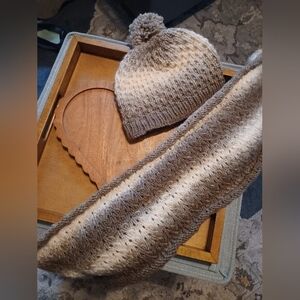 Knit Hat and Scarf Set